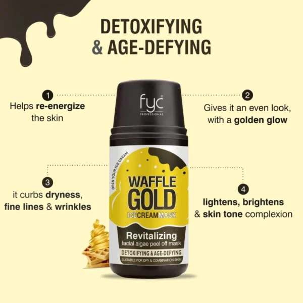 Waffle-Gold Ice-Cream Facial